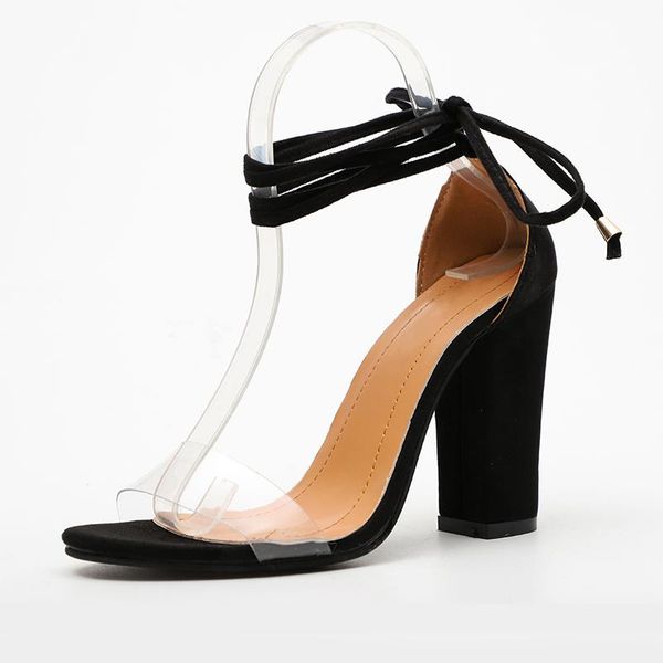 summer women high heels shoes t-stage transparent sandals square heel pump female cover party wedding ladies plus size, Black
summer women high heels shoes t-stage transparent sandals square heel pump female cover party wedding ladies plus size, Black