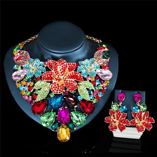 earrings & necklace fahion jewelry chunky set women exaggerated punk collar female accessories, Silver
earrings & necklace fahion jewelry chunky set women exaggerated punk collar female accessories, Silver