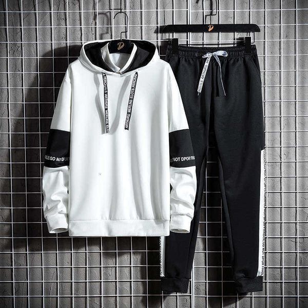 leisure men's tracksuits sports suit youth hooded sweater long sleeve spring and autumn two piece set, Gray
leisure men's tracksuits sports suit youth hooded sweater long sleeve spring and autumn two piece set, Gray