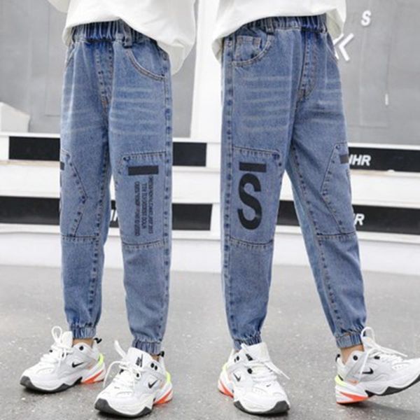 jeans boys girls fashion spring fall soft denim harem pants letter print trousers kids elastic waist blue 4 to 14years
jeans boys girls fashion spring fall soft denim harem pants letter print trousers kids elastic waist blue 4 to 14years