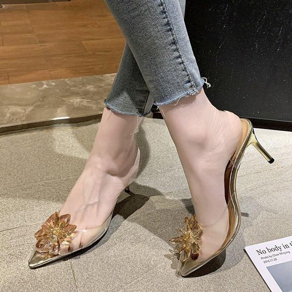 sandals pointed for women shallow mouth high heels rhinestone wedding shoes party transparent women's, Black
sandals pointed for women shallow mouth high heels rhinestone wedding shoes party transparent women's, Black