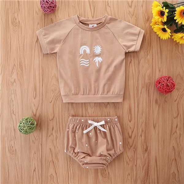 baby girl summer casual clothes set 2pcs,fashion rainbow print short sleeve o-neck t-shirt + polka dot printed drawstring shorts clothing se, White
baby girl summer casual clothes set 2pcs,fashion rainbow print short sleeve o-neck t-shirt + polka dot printed drawstring shorts clothing se, White