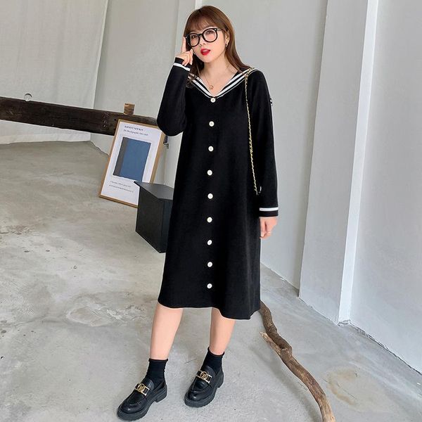 casual dresses 2021 pretty navy style women dress long sleeve black robe femme v neck vestidos button straight autumn winter y1500b, Black;gray
casual dresses 2021 pretty navy style women dress long sleeve black robe femme v neck vestidos button straight autumn winter y1500b, Black;gray
