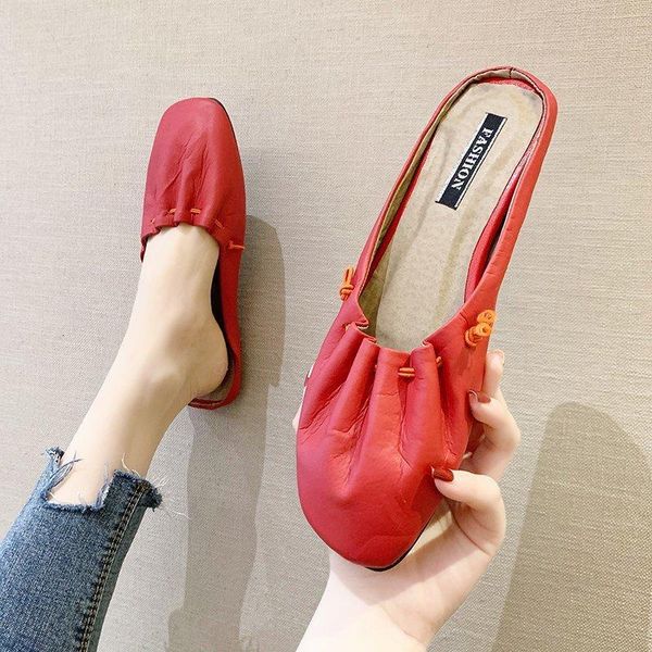 slippers women mules slipper soft leather square toe slip on outdoor sandal causal flat heel slides c093 1p9w, Black
slippers women mules slipper soft leather square toe slip on outdoor sandal causal flat heel slides c093 1p9w, Black