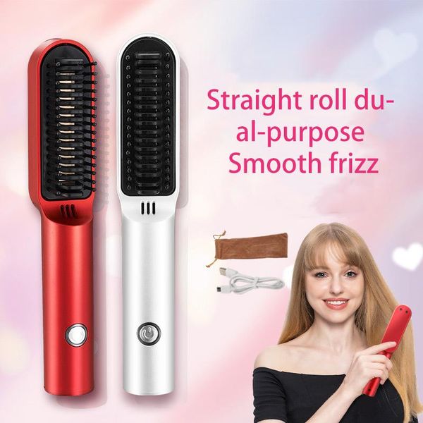 electric hair brushes professional straightener portable usb charging tourmaline ceramic curler brush comb iron styler tool
electric hair brushes professional straightener portable usb charging tourmaline ceramic curler brush comb iron styler tool