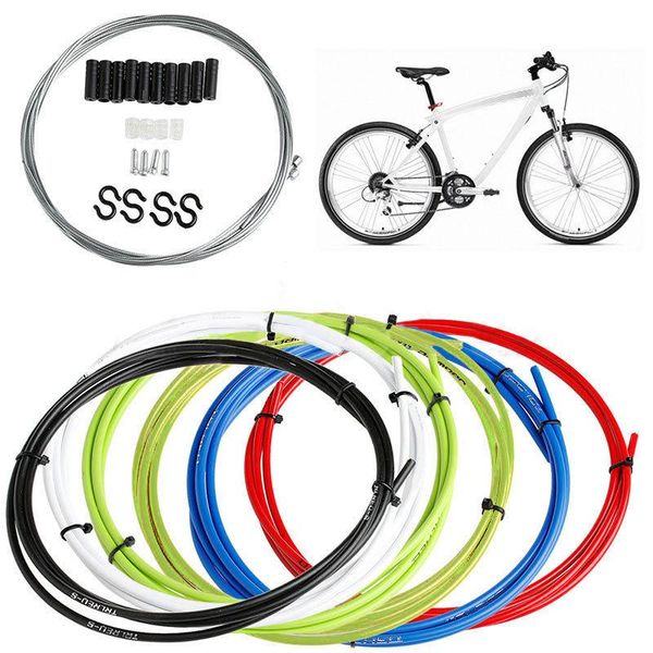 bike brakes 1pcs portable bicycle front rear brake shifter cable housing kit set for mountain road cycling accessories
bike brakes 1pcs portable bicycle front rear brake shifter cable housing kit set for mountain road cycling accessories