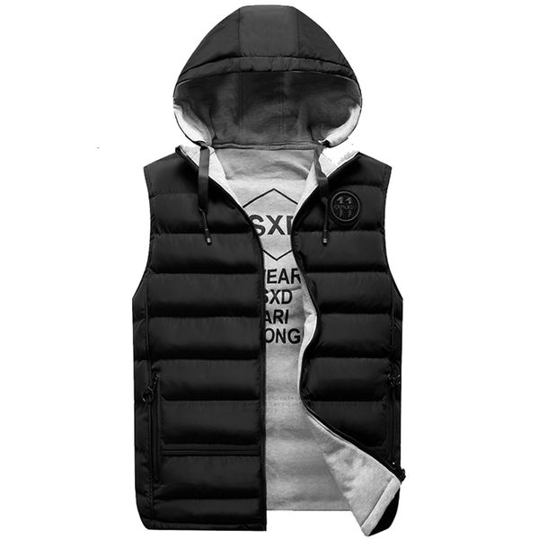 men's hoodies & sweatshirts warm vest jacket men thick hooded sleeveless spring autumn new casual fashion waistcoat, Black
men's hoodies & sweatshirts warm vest jacket men thick hooded sleeveless spring autumn new casual fashion waistcoat, Black