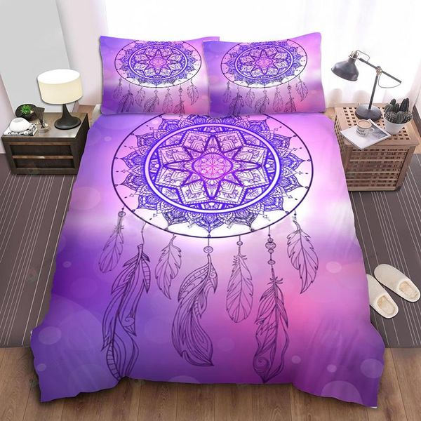 bedding sets dreamcatcher duvet cover with a boho tracery pattern double king single set purple black quilt 220x240
bedding sets dreamcatcher duvet cover with a boho tracery pattern double king single set purple black quilt 220x240