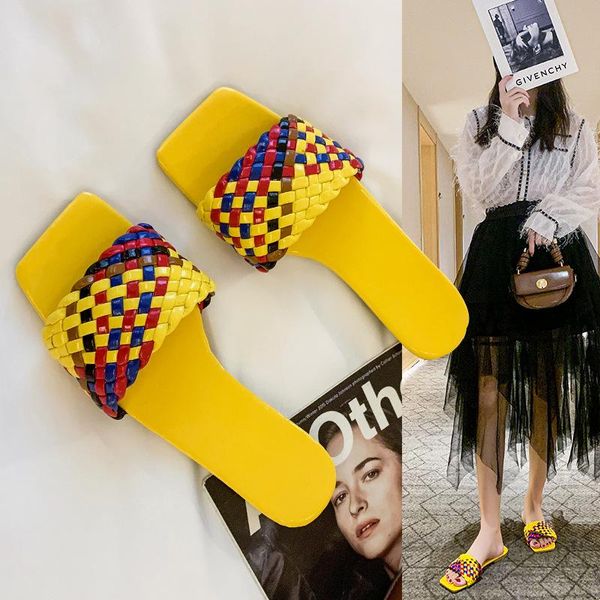 slippers 2021 summer fashion women's pu surface woven outdoor indoor foot flat lightweight large size 42 shoes, Black
slippers 2021 summer fashion women's pu surface woven outdoor indoor foot flat lightweight large size 42 shoes, Black