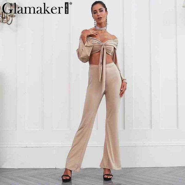 glamaker two pieces flare sleeve jumpsuit romper women off shoulder bow overalls spring crop female long playsuit 210414, Black;white
glamaker two pieces flare sleeve jumpsuit romper women off shoulder bow overalls spring crop female long playsuit 210414, Black;white