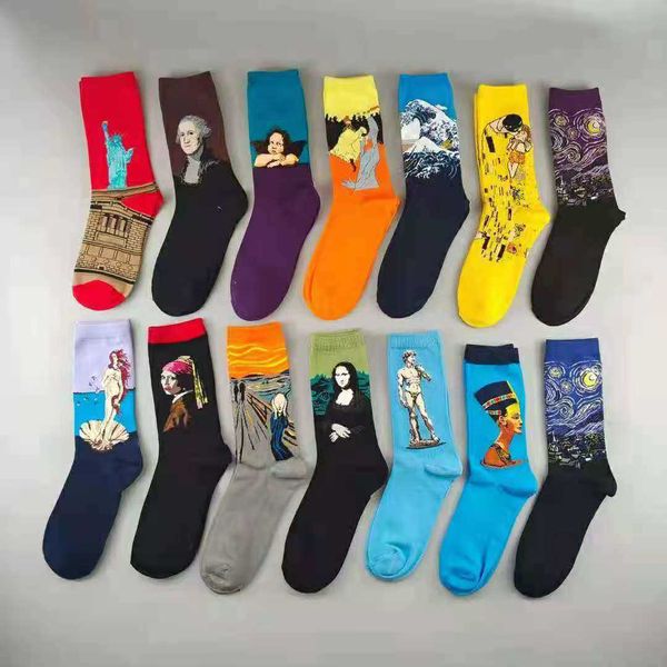 style hip hop street socks bulk oil painting figure breathable middle tube socks viep, Black
style hip hop street socks bulk oil painting figure breathable middle tube socks viep, Black