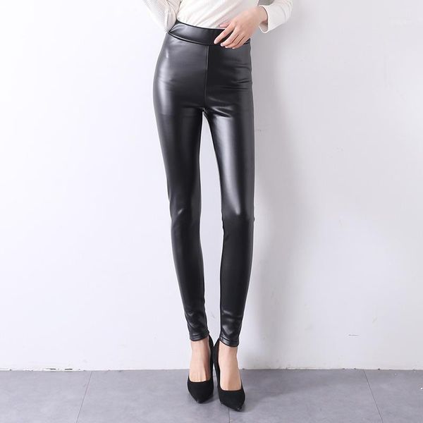 slim fit faux leather pants womens bottom stretch pu trousers skinny black high waisted women's & capris, Black;white
slim fit faux leather pants womens bottom stretch pu trousers skinny black high waisted women's & capris, Black;white