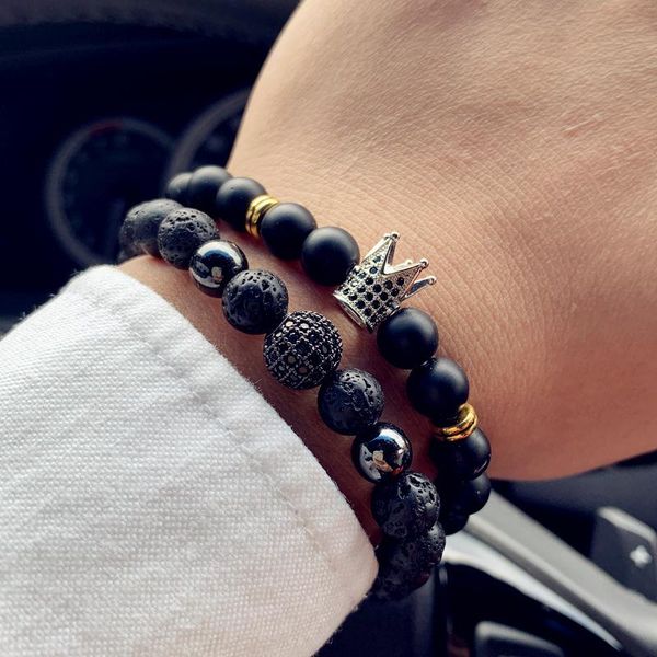 charm bracelets 2021 classic crown & disco ball bracelet men trendy 8mm stone for pave cz jewelry gift pulsera hombre, Golden;silver
charm bracelets 2021 classic crown & disco ball bracelet men trendy 8mm stone for pave cz jewelry gift pulsera hombre, Golden;silver