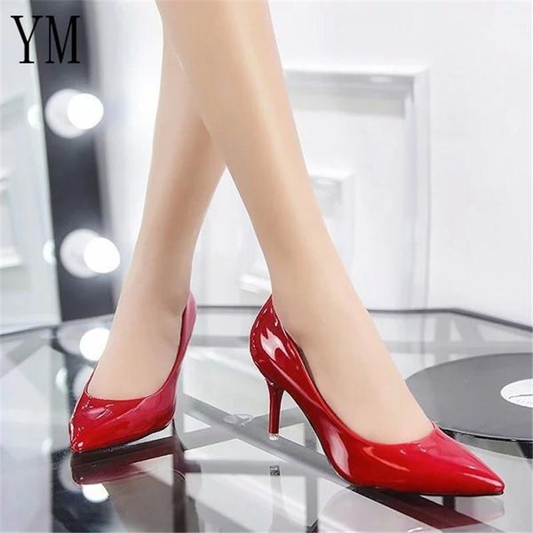 dress shoes 020 sell women pointed toe pumps patent leather red 8cm high heels boat shadow wedding zapatos mujer, Black
dress shoes 020 sell women pointed toe pumps patent leather red 8cm high heels boat shadow wedding zapatos mujer, Black