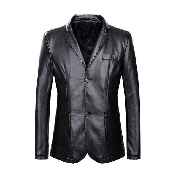 men's fur & faux autumn and winter long section suit collar large size leather black pu color / royal blue
men's fur & faux autumn and winter long section suit collar large size leather black pu color / royal blue