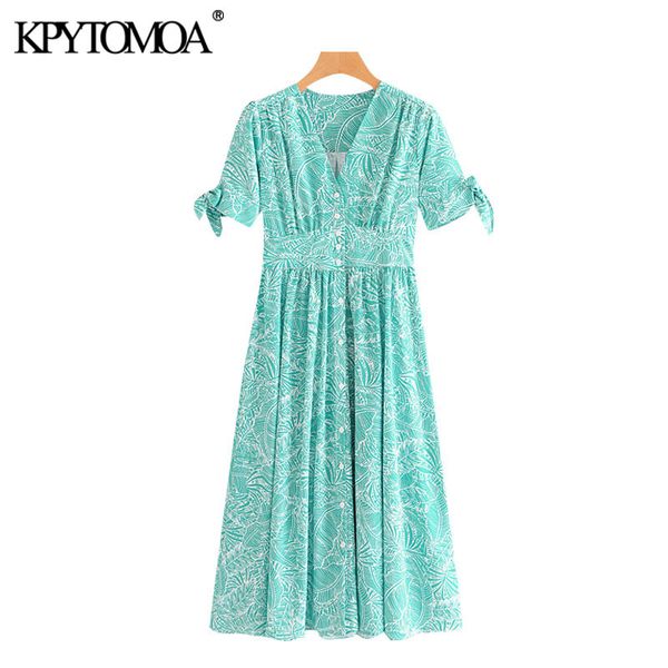 women chic fashion print button-up pleated midi dress vintage v neck bow tied sleeves female dresses vestidos 210416, Black;gray
women chic fashion print button-up pleated midi dress vintage v neck bow tied sleeves female dresses vestidos 210416, Black;gray
