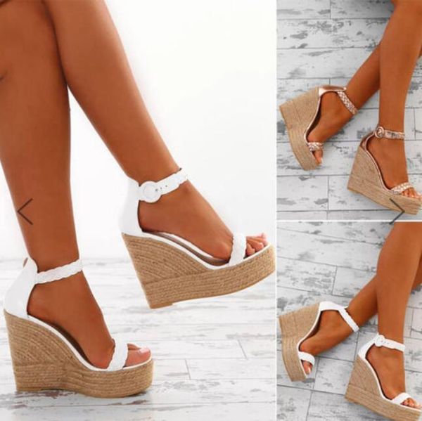 summer women high heels wedges sandals gladiator platform espadrilles shoes ladies open toe white zapatos mujer dress, Black
summer women high heels wedges sandals gladiator platform espadrilles shoes ladies open toe white zapatos mujer dress, Black