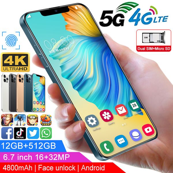 i12 pro max 12gb 512gb android10.0 smartphone 6.7inch dual sim cards mobile phone 4g 5g
i12 pro max 12gb 512gb android10.0 smartphone 6.7inch dual sim cards mobile phone 4g 5g
