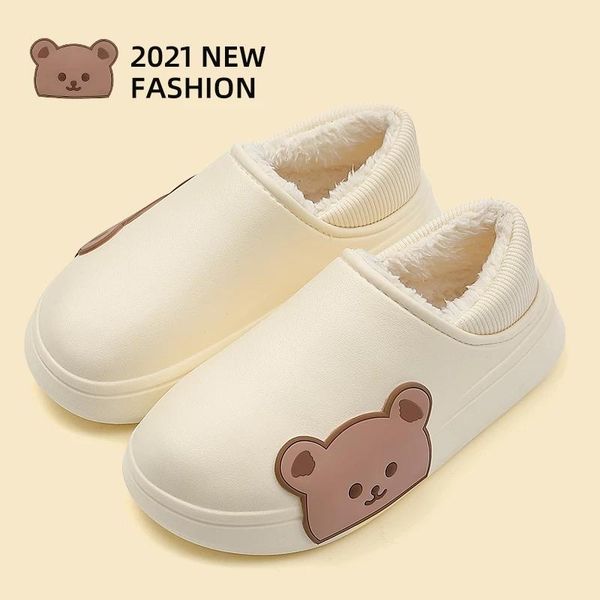 slippers home winter women thick platform waterproof non-slip rubber warm indoor fur cotton men couple ladies cartoon shoes bear, Black
slippers home winter women thick platform waterproof non-slip rubber warm indoor fur cotton men couple ladies cartoon shoes bear, Black