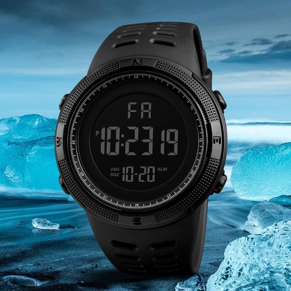 wristwatches men electronic watch display date calendar week alarm led digital sport 30m waterproof wristwatch plastic strap relogio, Slivery;brown
wristwatches men electronic watch display date calendar week alarm led digital sport 30m waterproof wristwatch plastic strap relogio, Slivery;brown