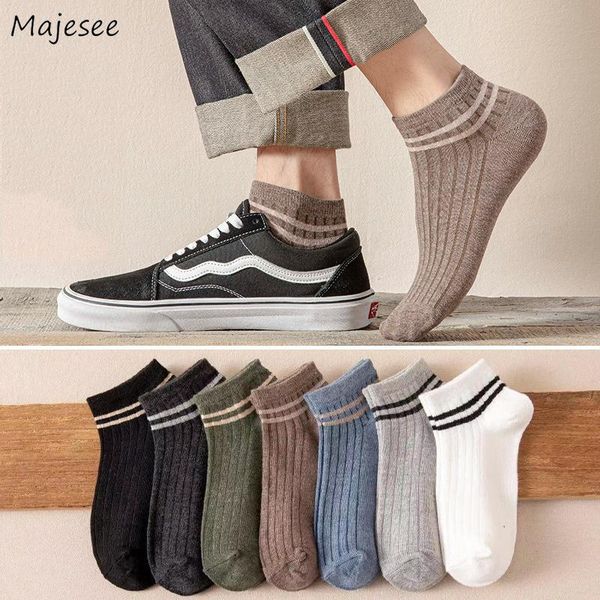 men's socks men low-tube casual patchwork design spring soft korean style cotton comfort student fashion high elasticity 7 colors, Black
men's socks men low-tube casual patchwork design spring soft korean style cotton comfort student fashion high elasticity 7 colors, Black