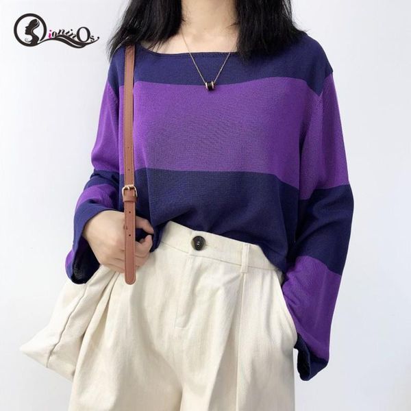 women's t-shirt women harajuku loose long sleeve retro striped bottoming pullovers fashion short tee, White
women's t-shirt women harajuku loose long sleeve retro striped bottoming pullovers fashion short tee, White