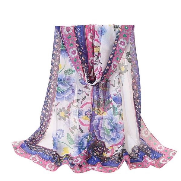 scarves women elegant floral printed scarf chinese style designer flowers shawls air conditioning stole chiffon wraps #t1p, Blue;gray
scarves women elegant floral printed scarf chinese style designer flowers shawls air conditioning stole chiffon wraps #t1p, Blue;gray