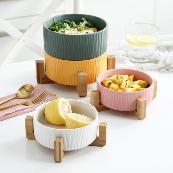 bowls ceramic salad plates with wooden pad deep dishes nordic tableware solid soup noodle dessert fruit bowl dinnerware
bowls ceramic salad plates with wooden pad deep dishes nordic tableware solid soup noodle dessert fruit bowl dinnerware