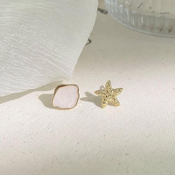 stud summer asymmetric starfish shell earrings creative female gold accessories girl beach party jewelry, Golden;silver
stud summer asymmetric starfish shell earrings creative female gold accessories girl beach party jewelry, Golden;silver