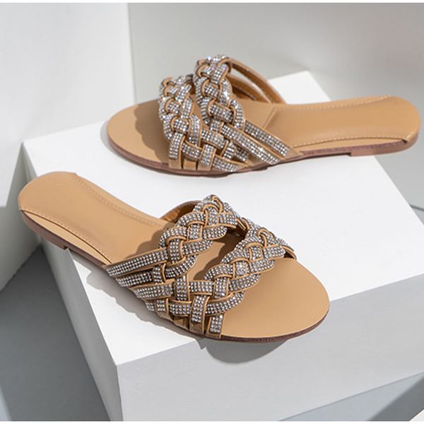 women's summer slipper ladies weave pu leather flat shoes fashion slippers women casual comfort shoe female footwear plus size ytki67i6, Black
women's summer slipper ladies weave pu leather flat shoes fashion slippers women casual comfort shoe female footwear plus size ytki67i6, Black