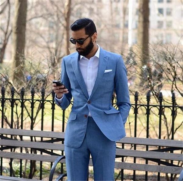 men's suits & blazers tailor made light blue male two pieces (jacket + pants tie) thin fit of groom prom tux style summer blazer for ma, White;black
men's suits & blazers tailor made light blue male two pieces (jacket + pants tie) thin fit of groom prom tux style summer blazer for ma, White;black
