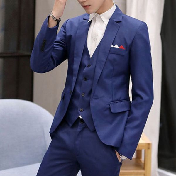 men's suits & blazers fashion jacket single button slim fit office suit coat smart casual masculino formal wedding party pdyx, White;black
men's suits & blazers fashion jacket single button slim fit office suit coat smart casual masculino formal wedding party pdyx, White;black