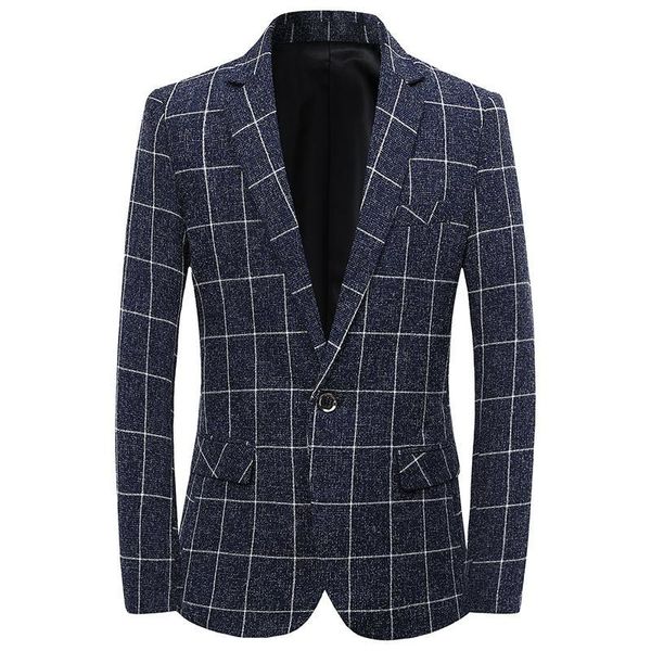 men's suits & blazers fit brand regular designer casual plaid fashion quality blazer suit jacket smart trendy cool men clothes homme, White;black
men's suits & blazers fit brand regular designer casual plaid fashion quality blazer suit jacket smart trendy cool men clothes homme, White;black