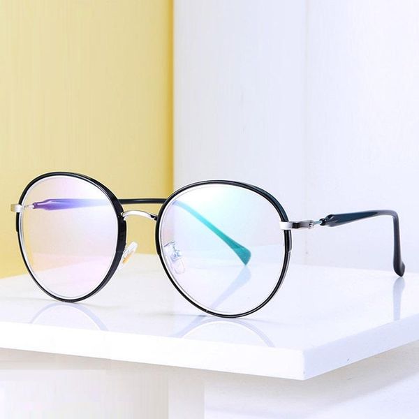 fashion sunglasses frames blue light blocking computer glasses round anti rays eyeglasses female plain mirror frame eyewear, Black
fashion sunglasses frames blue light blocking computer glasses round anti rays eyeglasses female plain mirror frame eyewear, Black