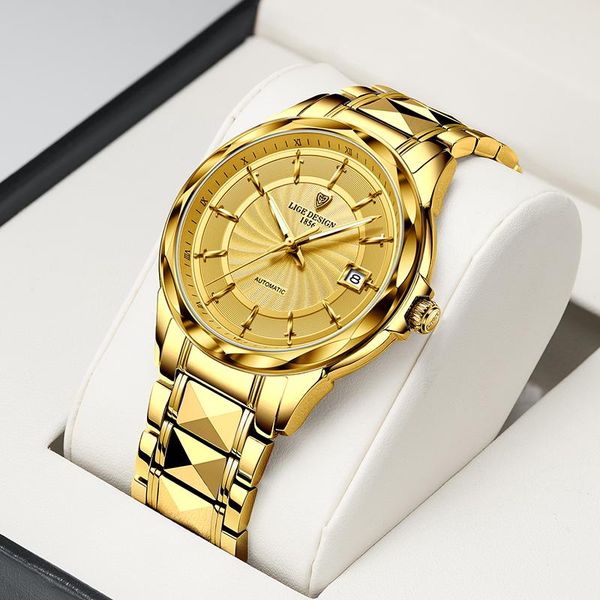 wristwatches lige tourbillon watch men fashion business 50m waterproof mechanical casual automatic, Slivery;brown
wristwatches lige tourbillon watch men fashion business 50m waterproof mechanical casual automatic, Slivery;brown