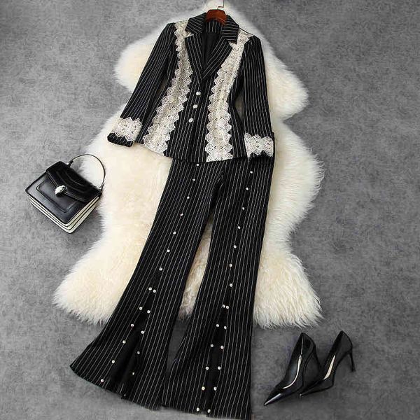 dress european and american women's wear winter style long sleeve embroidery ironing drill coat flared trousers striped suit gsgr, White
dress european and american women's wear winter style long sleeve embroidery ironing drill coat flared trousers striped suit gsgr, White