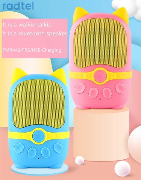 radtel rb1 kids walkie talkie with bluetooth speaker, pmr446 frs mini walkie-talkie for children birthday gift toy 500-1000m
radtel rb1 kids walkie talkie with bluetooth speaker, pmr446 frs mini walkie-talkie for children birthday gift toy 500-1000m
