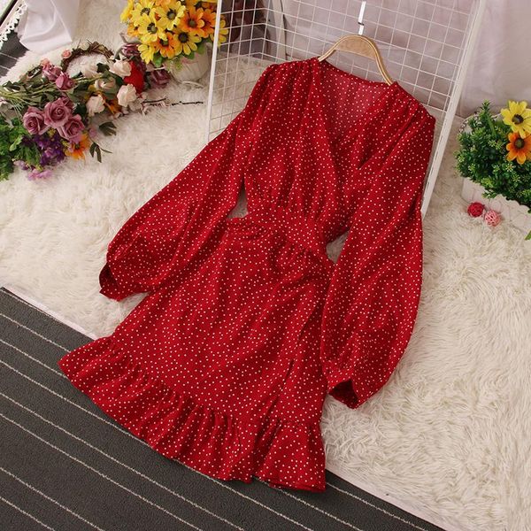 casual dresses ly varey lin spring autumn women sweet dot v-neck ruffles long sleeve dress female slim bandage high waist a-line, Black;gray
casual dresses ly varey lin spring autumn women sweet dot v-neck ruffles long sleeve dress female slim bandage high waist a-line, Black;gray