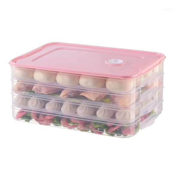 storage bottles & jars container airtight food preservation tray refrigerator dumplings organizer box with lid d6
storage bottles & jars container airtight food preservation tray refrigerator dumplings organizer box with lid d6