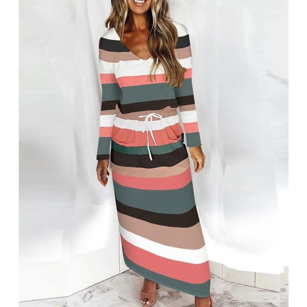 casual dresses summer 2021 women long sleeve v-neck stripe splice dress fashion pockets cotton printing maxi sashes vestidos, Black;gray
casual dresses summer 2021 women long sleeve v-neck stripe splice dress fashion pockets cotton printing maxi sashes vestidos, Black;gray