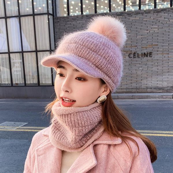 stingy brim hats women's winter hat ski color big fur pompoms ball knitted scarf set women beanie warm skullies female cap, Blue;gray
stingy brim hats women's winter hat ski color big fur pompoms ball knitted scarf set women beanie warm skullies female cap, Blue;gray
