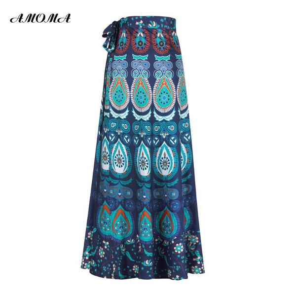 skirts amoma women indie folk wrap skirt high waist side split floral print casual tie up wrap-around maxi, Black
skirts amoma women indie folk wrap skirt high waist side split floral print casual tie up wrap-around maxi, Black