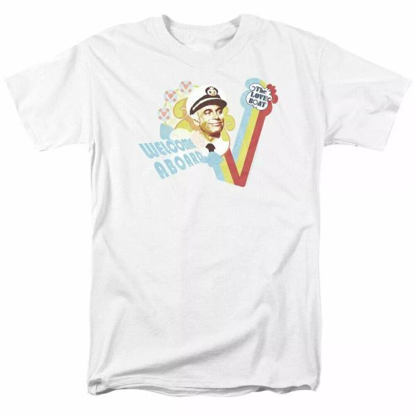 the love boat welcome aboard t shirt mens licensed classic tv show white, White;black
the love boat welcome aboard t shirt mens licensed classic tv show white, White;black