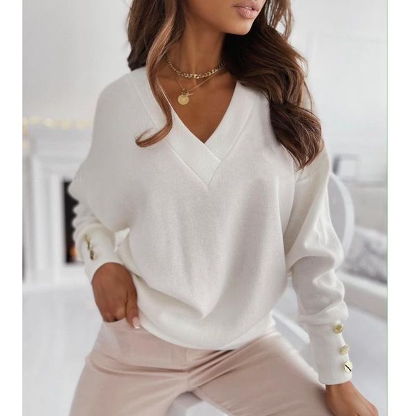 women's t-shirt mandylandy buttons bottoming shirt female cardigan spring women tshirts solid simplicity long sleeve shirts knitted v-n, White
women's t-shirt mandylandy buttons bottoming shirt female cardigan spring women tshirts solid simplicity long sleeve shirts knitted v-n, White