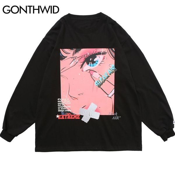 harajuku cartoon girl print long sleeve tees shirts hip hop casual loose tshirts streetwear mens fashion male 210602, White;black
harajuku cartoon girl print long sleeve tees shirts hip hop casual loose tshirts streetwear mens fashion male 210602, White;black