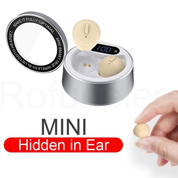 headphones & earphones mini earphone bluetooth-compatible invisible wireless small headphone hidden earbuds micro headset with microphone fo
headphones & earphones mini earphone bluetooth-compatible invisible wireless small headphone hidden earbuds micro headset with microphone fo
