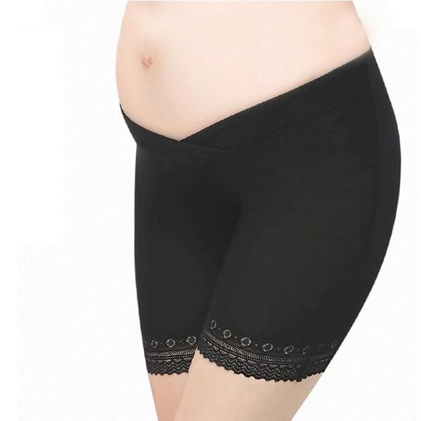 maternity pregnant women's cotton safety pants low-waist lace trimming leggings bottoms, White
maternity pregnant women's cotton safety pants low-waist lace trimming leggings bottoms, White