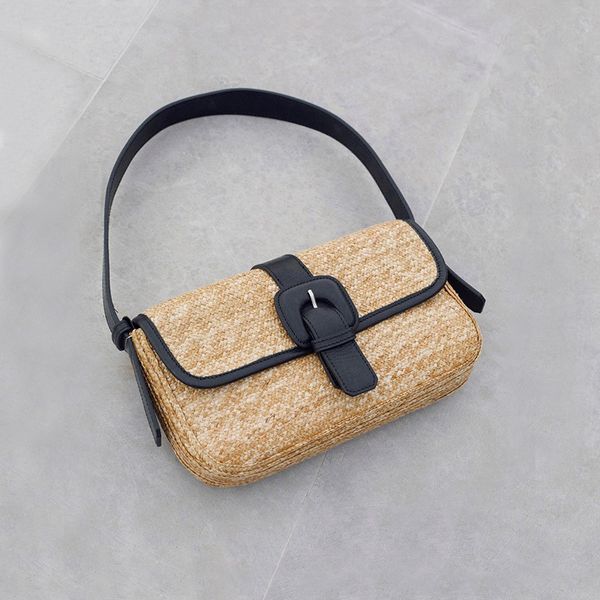 2021 new female stitching single shoulder bag holiday baguette bags design armpit bag light luxury straw handbag sac luxe femme
2021 new female stitching single shoulder bag holiday baguette bags design armpit bag light luxury straw handbag sac luxe femme