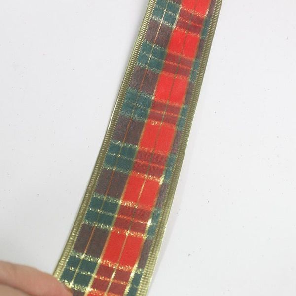 gift wrap christmas ribbon wired traditional red tartan plaid gold edge yards roll for floral craft decoration
gift wrap christmas ribbon wired traditional red tartan plaid gold edge yards roll for floral craft decoration