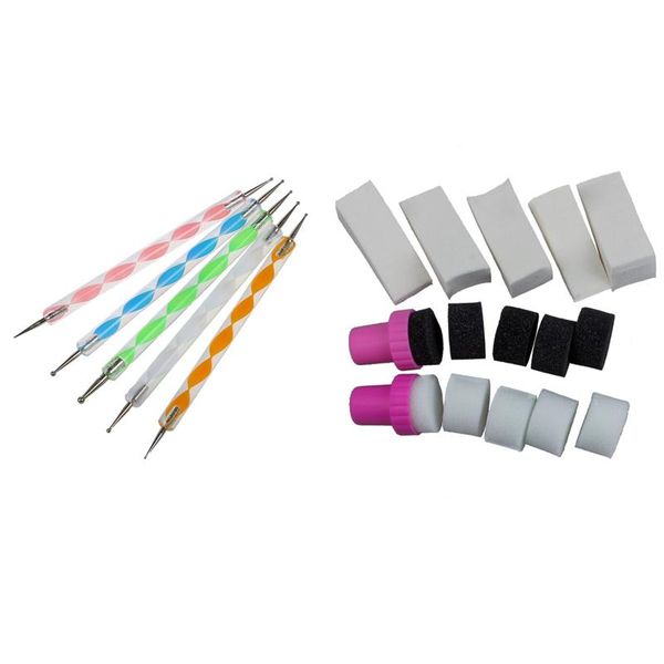 nail art kits 5 pcs swirl double ended dotting/marbleizing tools & 1 set sponge stamp stamping polish template
nail art kits 5 pcs swirl double ended dotting/marbleizing tools & 1 set sponge stamp stamping polish template